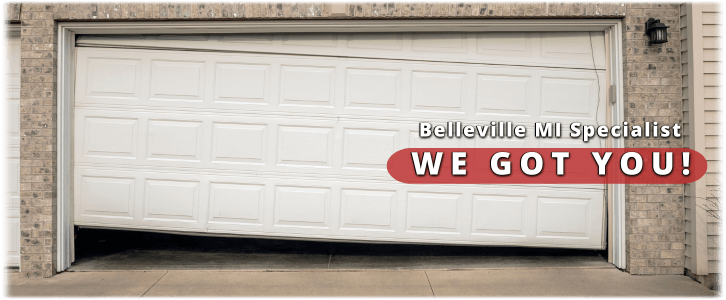 Garage Door Off Track In Belleville MI